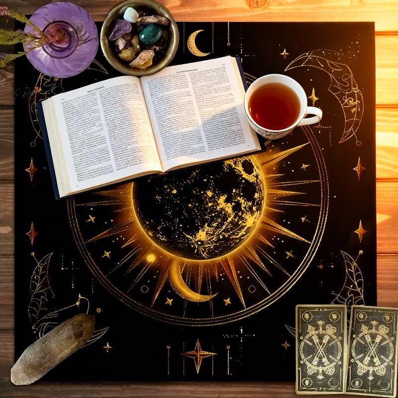 Zodiac Party Games - قماش التاروت بنمط الأبراج - قماش
