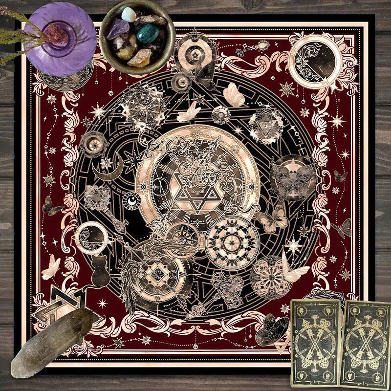 Zodiac Party Games - قماش التارو بنمط الأبراج - قماش