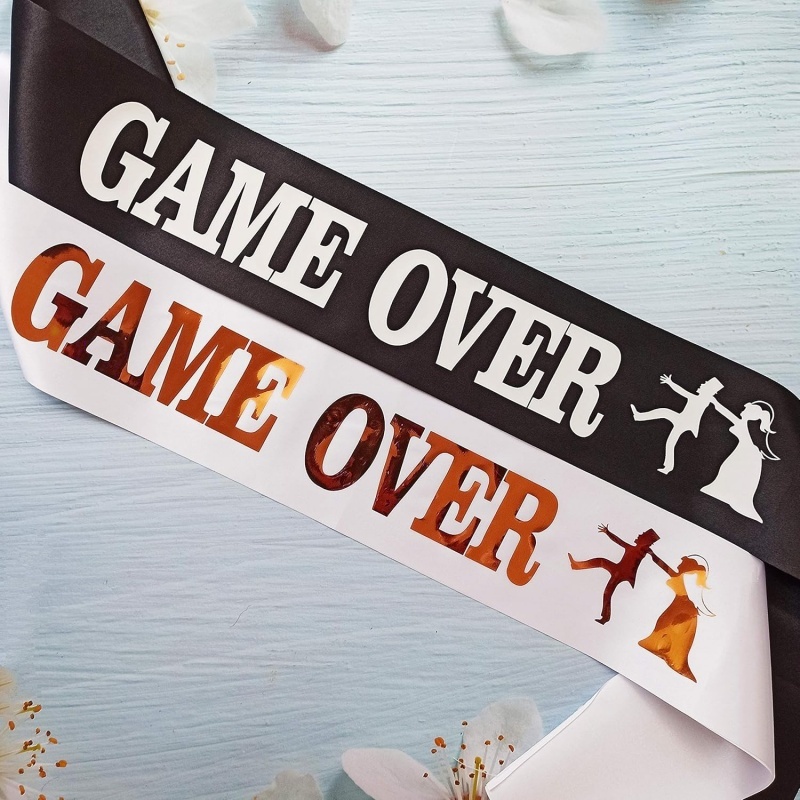 Party Games Bridal Shower - وشاح حفلة توديع العزوبية للعريس بتصميم