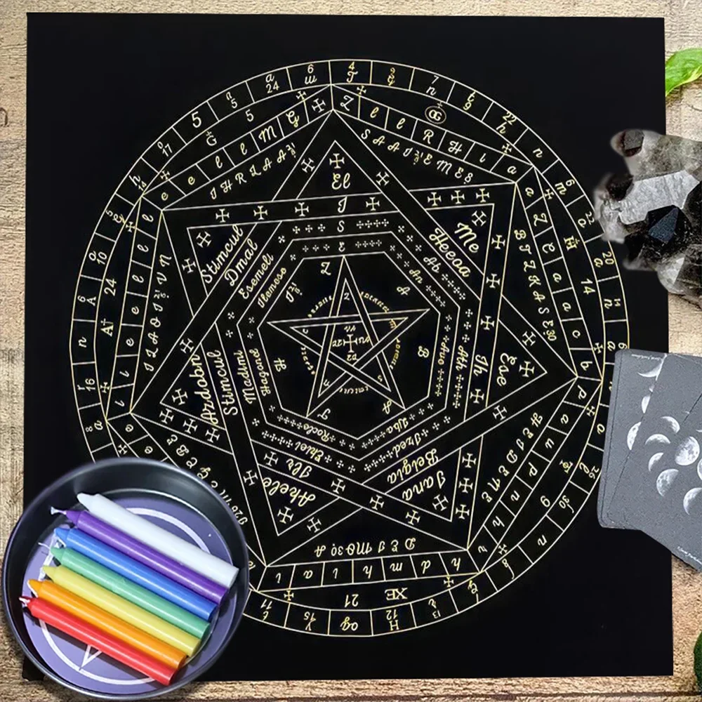 Zodiac Party Games - بطاقة التارو مفرش المائدة Sigillum Dei