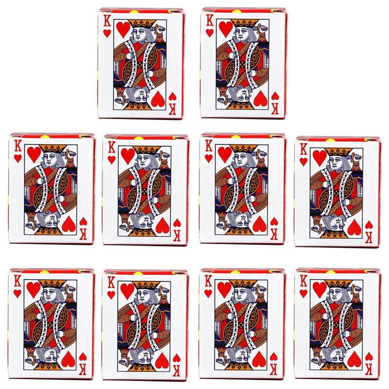 Party Games Juego - بطاقات لعب البوكر الصغيرة للأطفال والكبار