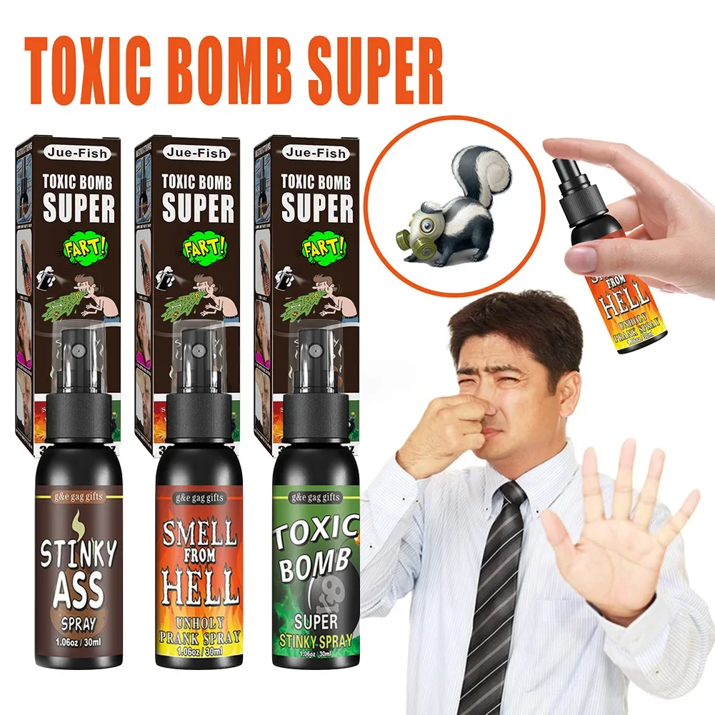 Party Games Bomb - 30 مللي ضرطة الكمامة رذاذ المزحة