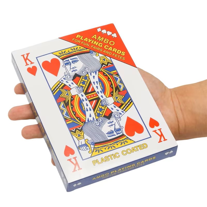 Party Games Juego - أوراق لعب كبيرة الحجم، أوراق لعب
