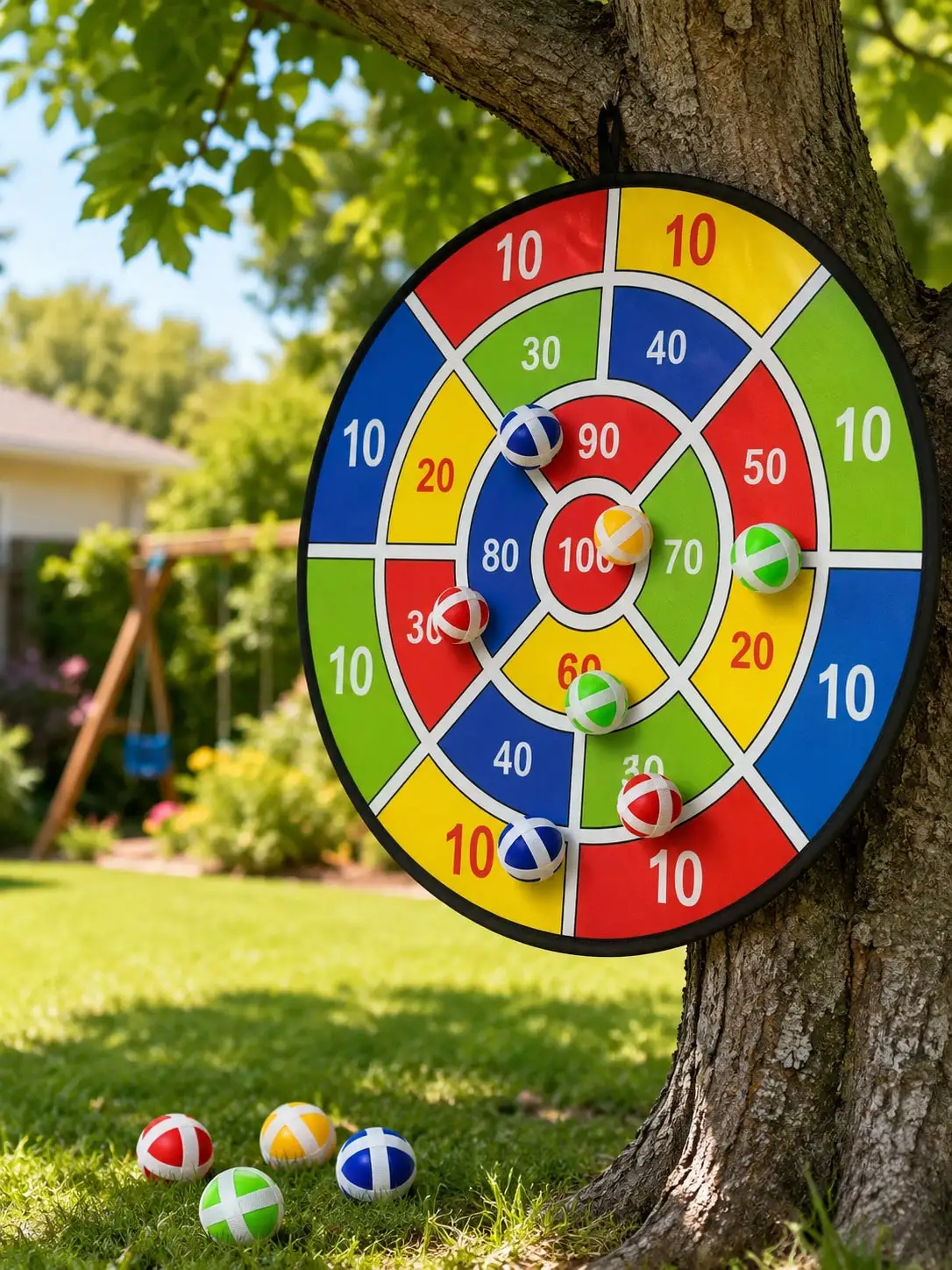 مجموعة لوحة رمي الكرات اللاصقة - مراجعة Party Games For 5 Year Olds Indoors وسعره