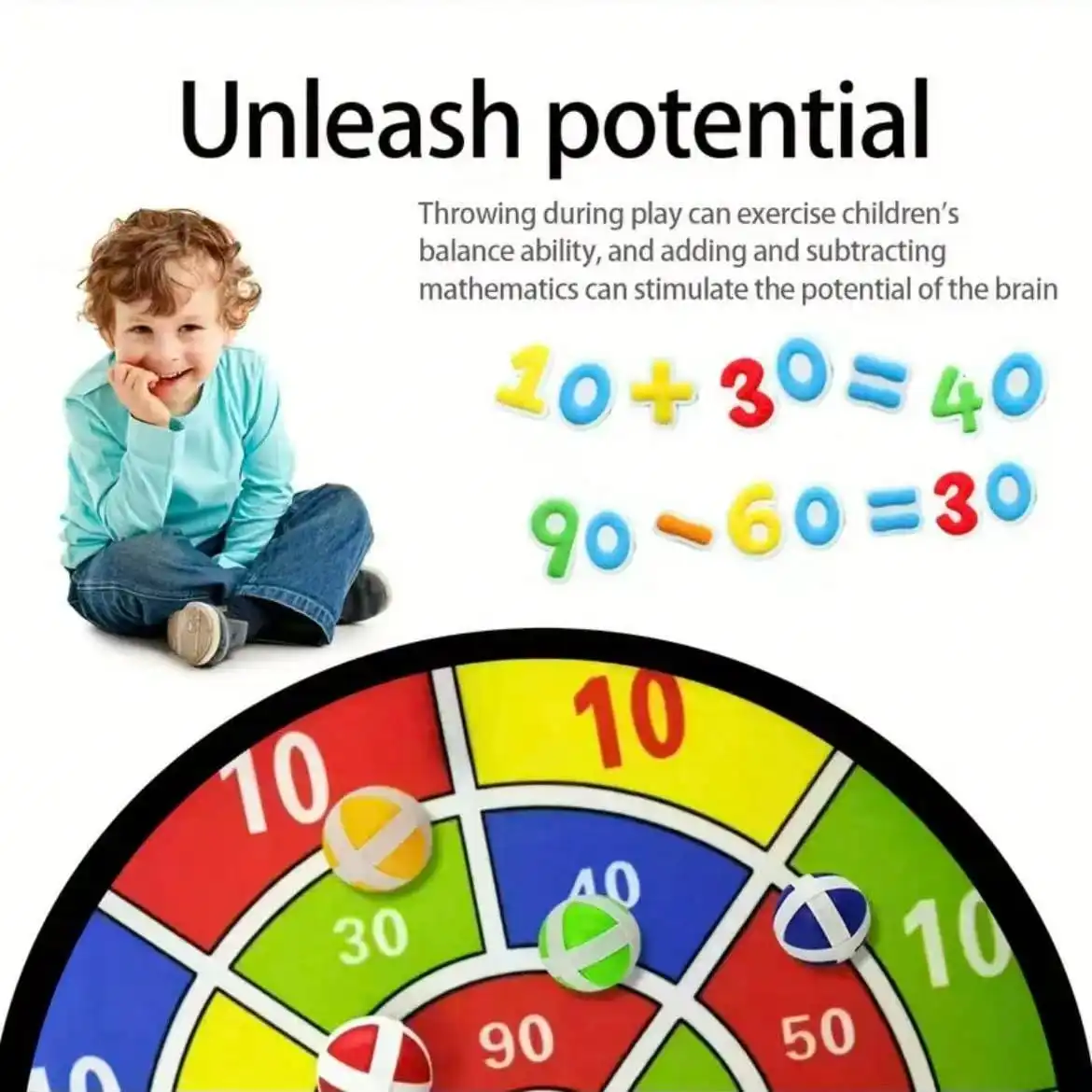 مجموعة لوحة رمي الكرات اللاصقة - مراجعة Party Games For 5 Year Olds Indoors وسعره
