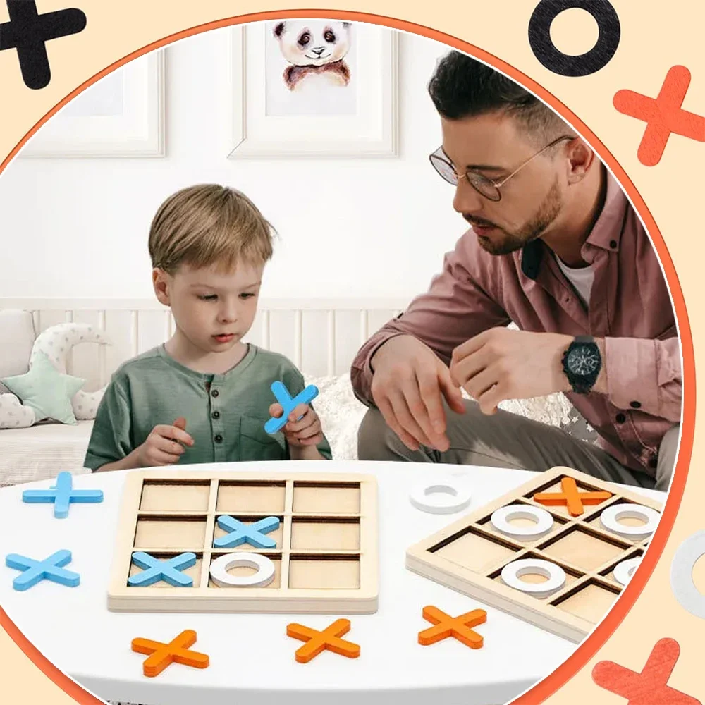 لعبة خشبية XO Tic Tac Toe، لوح - مراجعة Party Games At Home وسعره