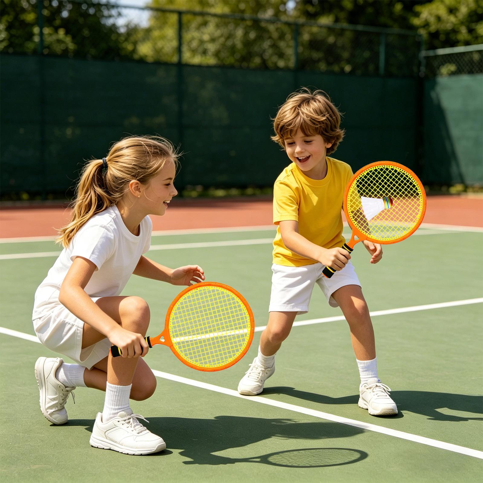 مضارب تنس الريشة للأطفال، مجمو - مراجعة Badminton Set Garden وسعره