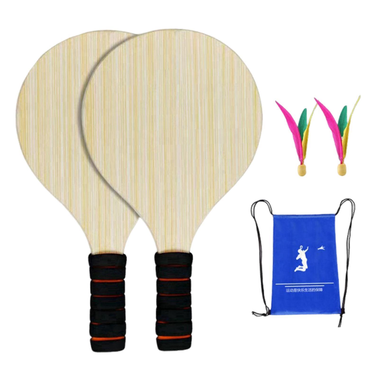 مجموعة مضارب تنس الريشة الخشبي - مراجعة Badminton Set Garden وسعره