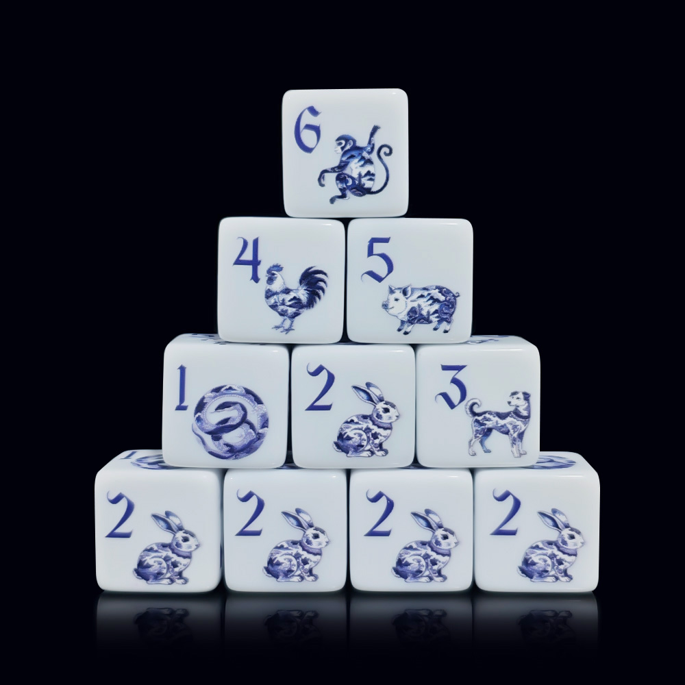 12 قطعة من مكعبات الأكريليك ال - مراجعة Zodiac Party Games وسعره