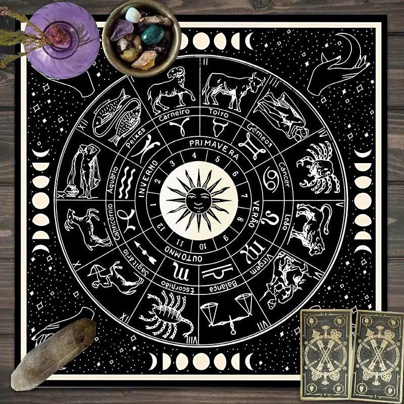 قماش التارو بنمط الأبراج - قما - مراجعة Zodiac Party Games وسعره