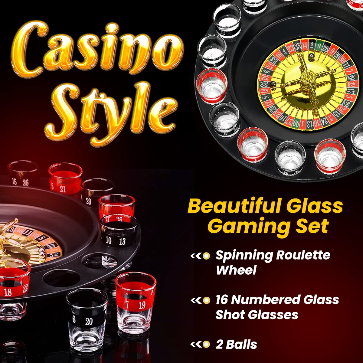 لعبة شرب دوارة بـ 16 كوبًا للب - مراجعة Party Games Juego وسعره
