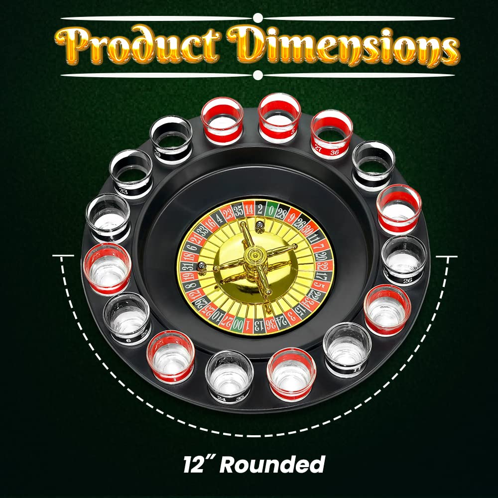 لعبة شرب دوارة بـ 16 كوبًا للب - مراجعة Party Games Juego وسعره