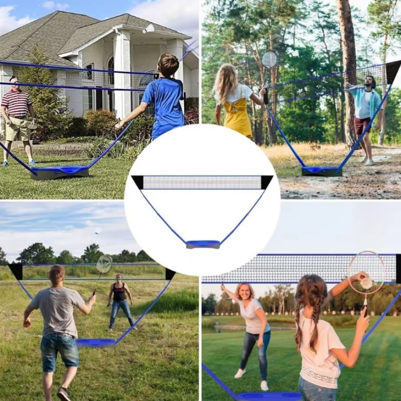 مجموعة رياضية خارجية محمولة عا - مراجعة Badminton Set Garden وسعره