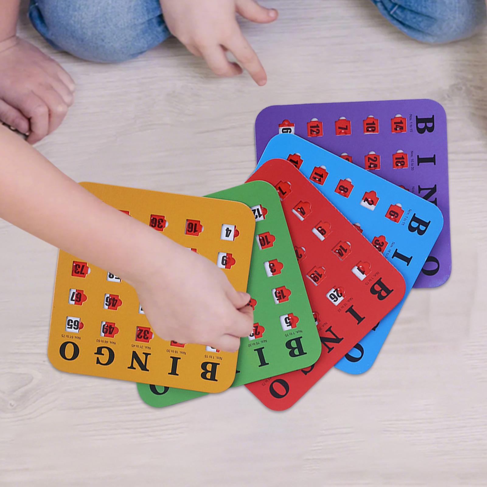 5 قطع من بطاقات لعبة البينجو ا - مراجعة Party Games At Home وسعره