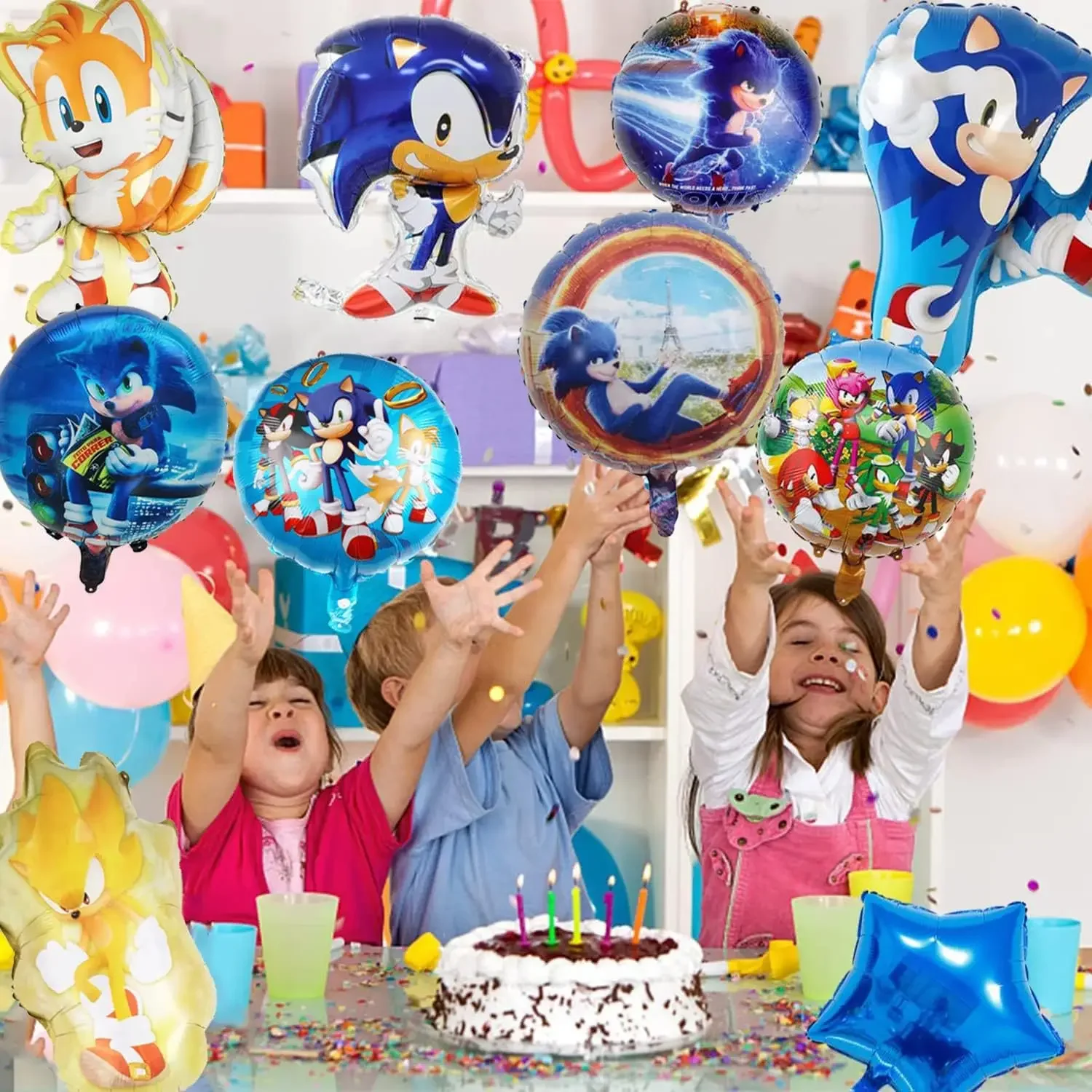 الكرتون الأزرق وامض القنفذ بال - مراجعة Party Games Kids Birthday وسعره
