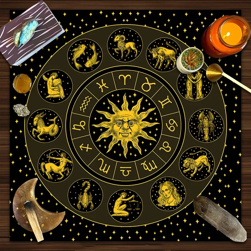 قماش التاروت المخملي بتصميم ال - مراجعة Zodiac Party Games وسعره