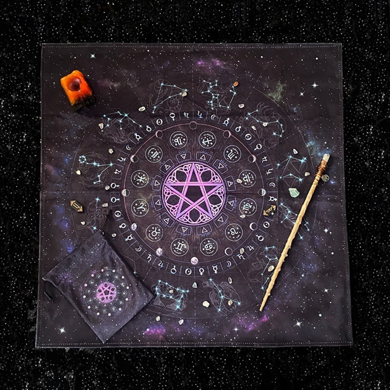 التارو مفرش المائدة ماندالا زه - مراجعة Zodiac Party Games وسعره