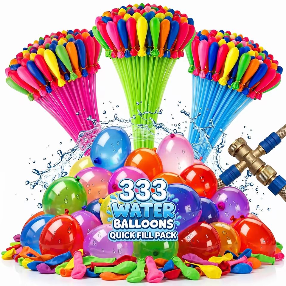 333 قطعة من بالونات الماء سريع - مراجعة Party Games Bomb وسعره