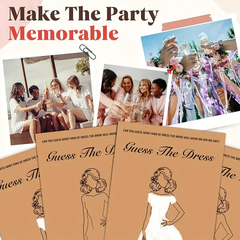 20 قطعة/المجموعة/مجموعة من بطا - مراجعة Party Games Bridal Shower وسعره