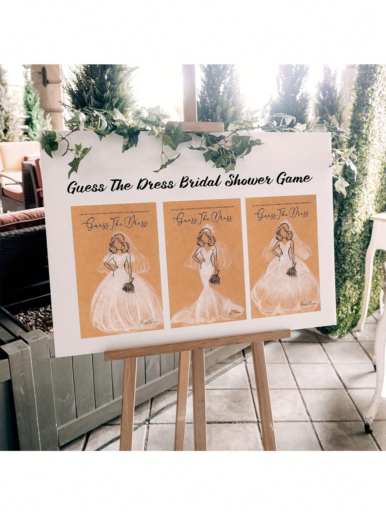20/40 قطعة فستان تخمين لعبة دش - مراجعة Party Games Bridal Shower وسعره